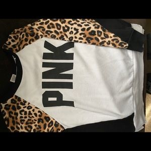 Victoria Secret. Leopard sweatshirt crewneck.